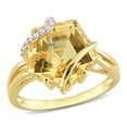 thumbnail image 1 of Everly Women's Citrine Yellow Gold Plated Ring, 1 of 1