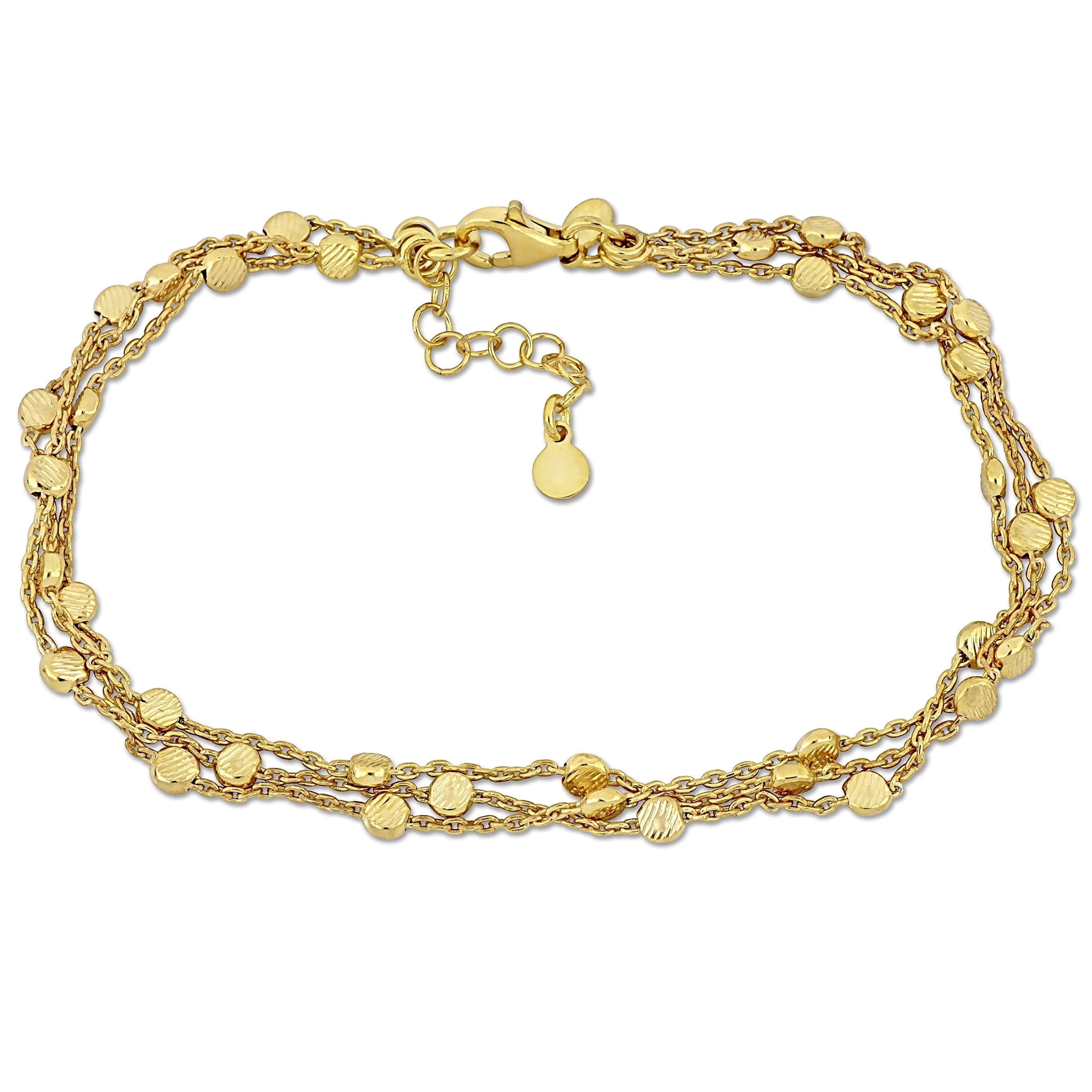 Everly Women's Yellow Gold Plated Anklet