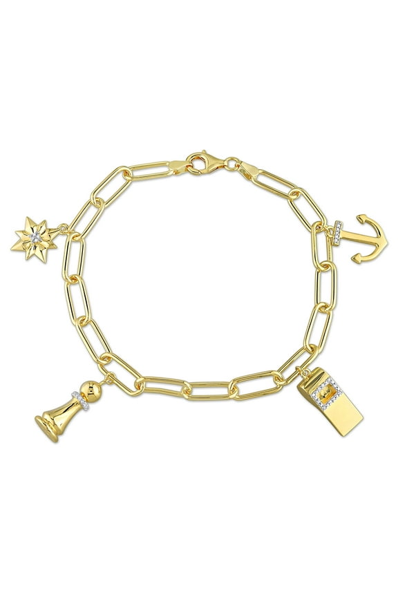 Women's Yellow Gold Plated Anklet