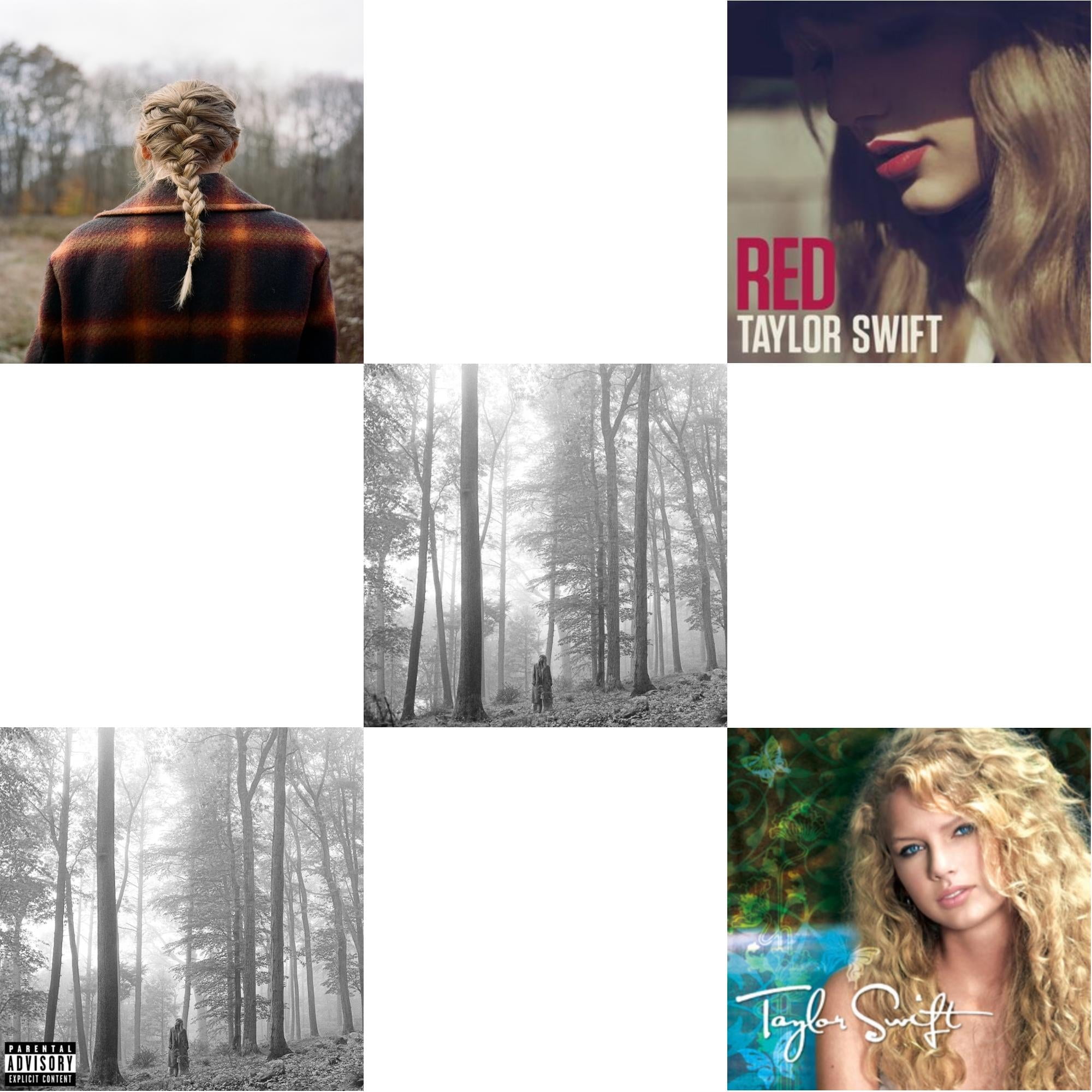Folklore (Edited) & Folklore (X) & Evermore (X) & Taylor Swift