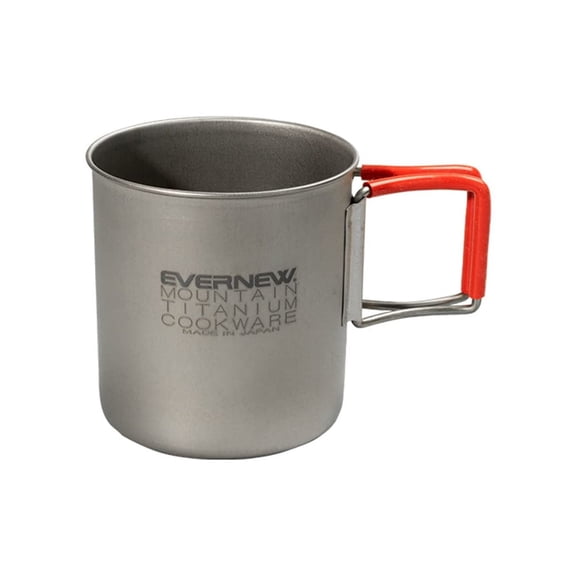 Evernew 811032 2.0 400FH Lightweight Titanium Mugs with Folding Handles