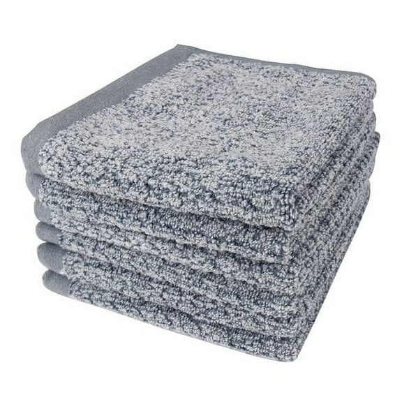 Everplush Diamond Jacquard 6 Piece Washcloth