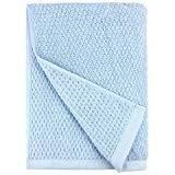 Everplush Diamond Jacquard Bath Towel in Aquamarine
