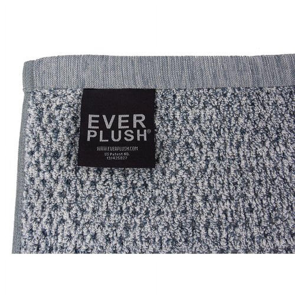 Diamond Jacquard Towels 6 Piece Bath Towel Set, Dusk (Grey Blue)