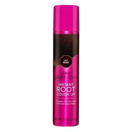 Everpro Gray Away Adult Instant Root Touch-up Spray, Dark Brown, 2.5 oz