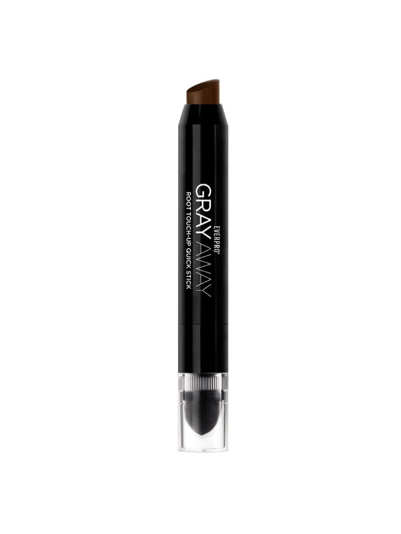 Everpro Gray Away Adult Temporary Hair Color Root Touch-up Quick Stick, Medium/Light Brown, 0.10 oz