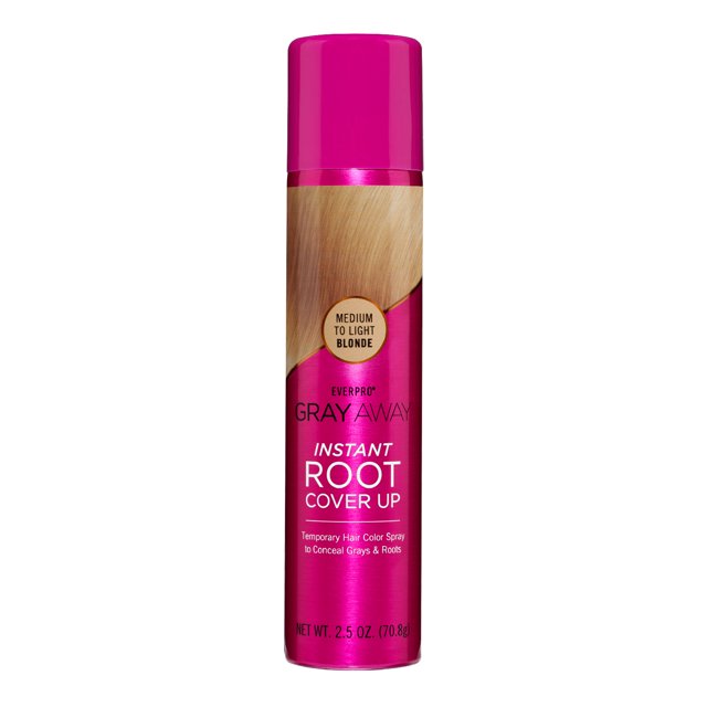 Everpro Gray Away Instant Root Touchup Spray, Medium to Light Blonde