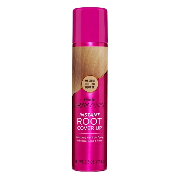 Everpro Gray Away Instant Root Touch-up Spray, Medium to Light Blonde, 2.5 oz