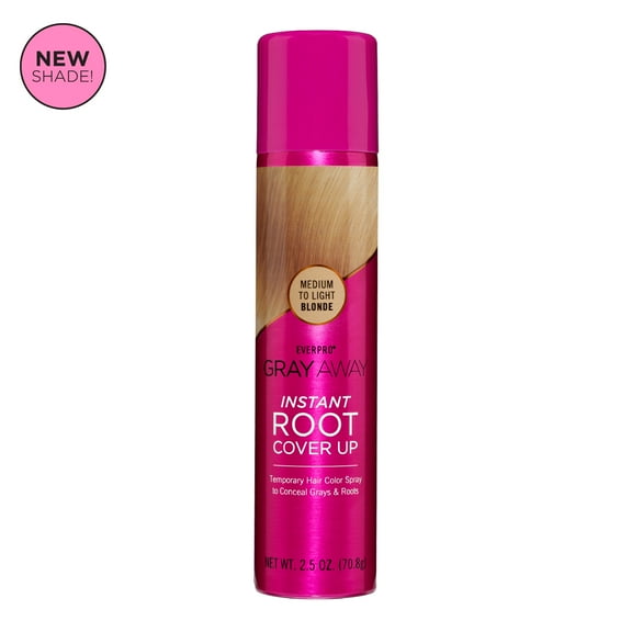 Everpro Gray Away Instant Root Touch-up Spray, Medium to Light Blonde, 2.5 oz