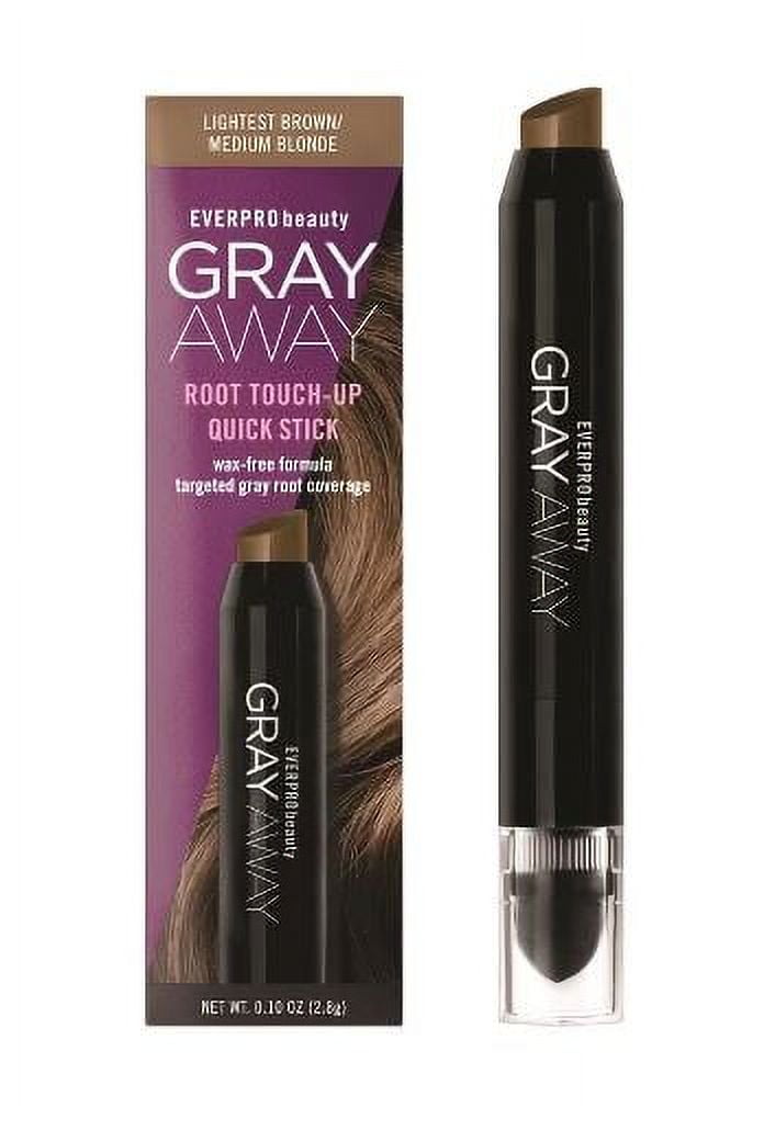 Everpro Gray Away Root TouchUp Stick, Color Powder, Lightest Brown