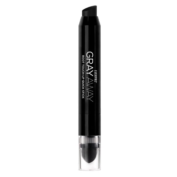 Everpro Gray Away Temporary Hair Color Root Touch-up Quick Stick, Black, 0.10 oz
