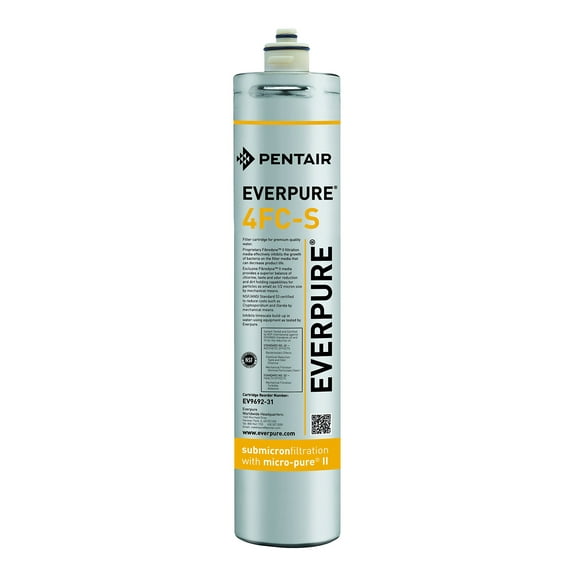 Pentair Everpure Quick-ConnectFilter,2.5gpm,31/4inDia EV969231