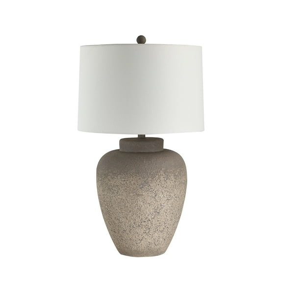 Everren Lattuga 28.5" Height Table Lamp, Cream