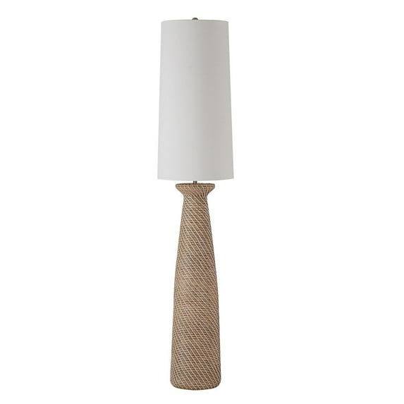 Everren Nathalie 66.75" Height Floor Lamp, Cream