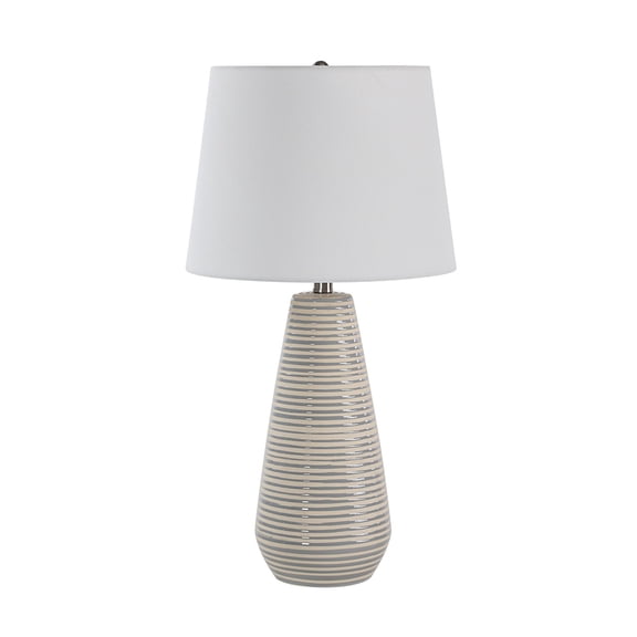 Everren Pera 26.25" Height Table Lamp, Grey