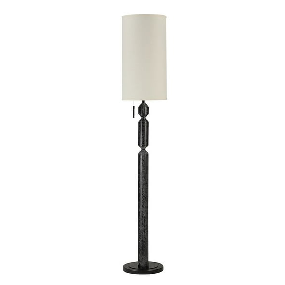 Everren Pheonix 68" Height Floor Lamp, Black