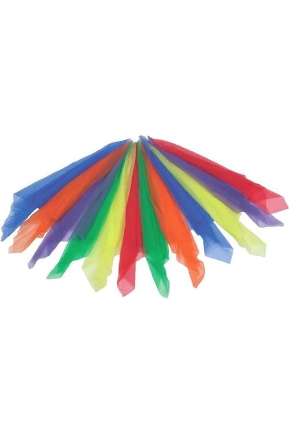 Everrich EVC-0056-1 Rhythm Activities Scarves Set of 3-Red-Blue-Green