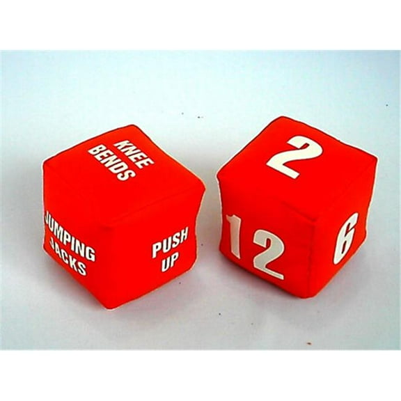 Everrich EVC-0061 4 x 4 x 4 Inch Fitness Dice - Set of 2