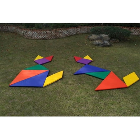 Everrich Large Foam Tangram Puzzle Set