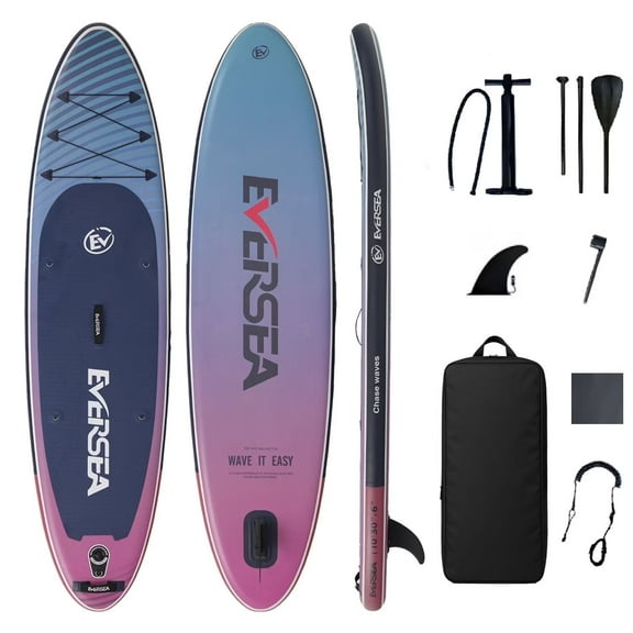MSEASFREE Inflatable Paddle Board Stand up Paddle Board 10' SUP Board for Youth & Adults