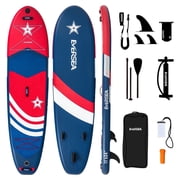 MSEASFREE Inflatable Stand Up Paddle Board 11 FT Fishing Paddle board with Full SUP Accessories for All Skill Levels