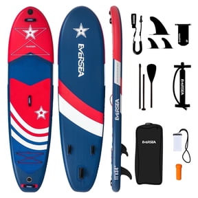 MSEASFREE Inflatable Stand Up Paddle Board 11 FT Fishing Paddle board with Full SUP Accessories for All Skill Levels