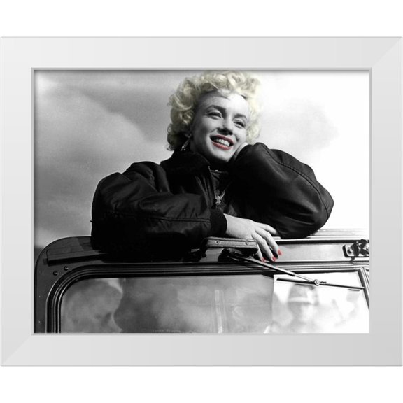 Eversen, Robert 14x12 White Modern Wood Framed Museum Art Print Titled - My Favorite Red Lips