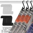 thumbnail image 1 of Everso 12pcs S Shaped Hooks, Space Aluminum S Hanging Hooks, Heavy Duty S Hangers Hooks Closet Hooks for Hanging Pot, Kitchen, Pan, Cups, Plants, Bags, Bathroom, Towels, 1 of 10