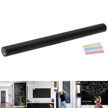 Everso 200 x 60cm Removable Adhesive Board Blackboard Vinyl Wall Sticker Chalkboard Decal + 5 Chalk (UK)
