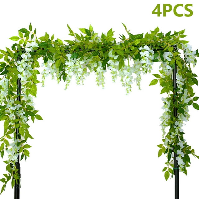 Everso Artificial Flowers Silk Wisteria Garland Artificial Wisteria ...