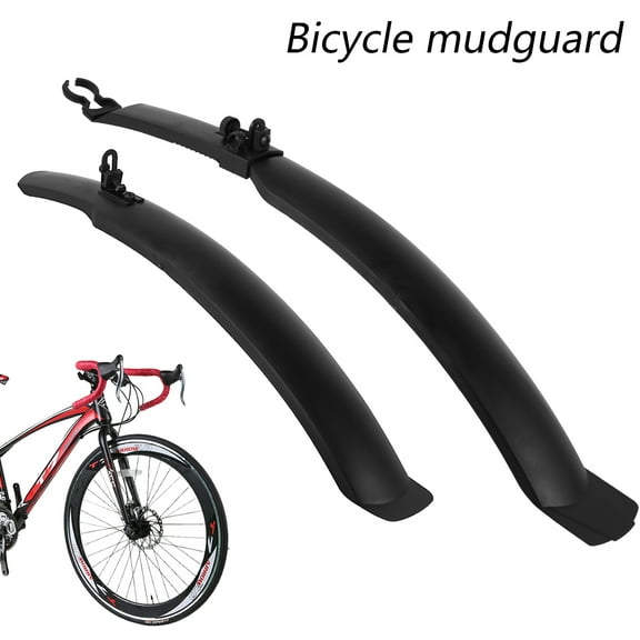 Everso Bike Mudguard,Adjustable Bike Mudguard Set, Bike Front and Rear Mud Guard Portable Adjustable Bike Fender Mudflap
