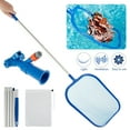 thumbnail image 1 of Everso Swimming Pool Pond Fountain Vacuum Cleaner Leaf Skimmer Mesh Set Cleaning Tool, 1 of 17