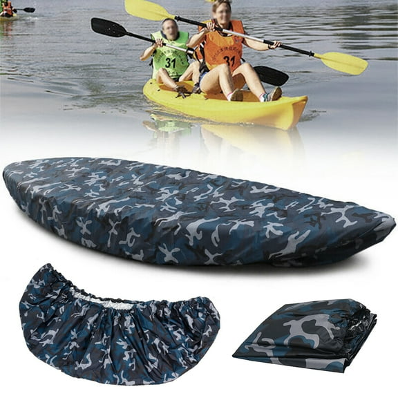 Everso Universal Kayak Cover,Canoe Cover Kayak Cover,210D UV Resistant and Weatherproof for Fishing Boat/Kayak/Canoe