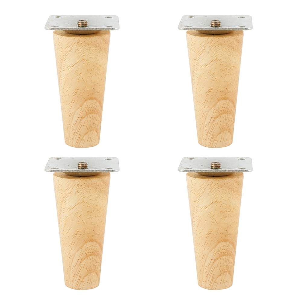 Everso Wood Furniture Legs for Chair Table Sofa Closet Feet 4Pcs ...