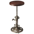 thumbnail image 1 of Industrial Chic - Multi-Color - Round - DARK ANT. SILVER + ROUGH BROWN WOOD  - BUTLER EVERSON WOOD & METAL BAR STOOL, 1 of 2