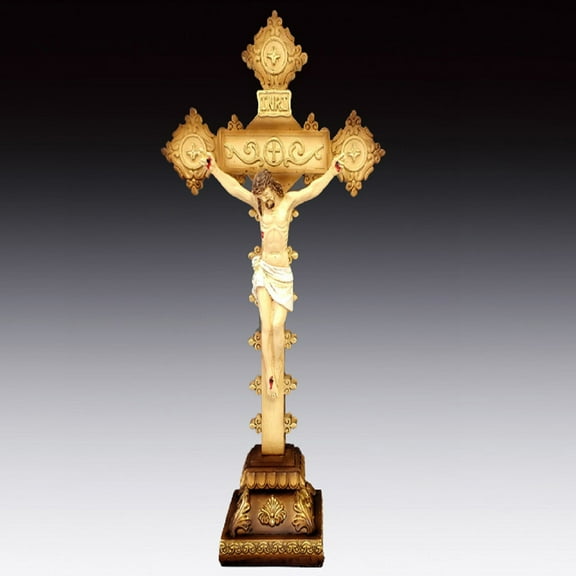 Everspring Import Crucifix Figurine 11 Inch Multicolor