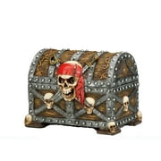 Everspring Skull and Swords Pirate Treasure Chest Trinket Box