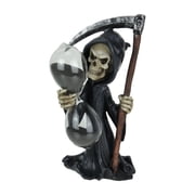 Everspring Times Up! Gothic Grim Reaper Decorative Statue With Hourglass Sand Timer
