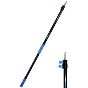 Eversprout Telescopic Extension Pole with Hand Grip, 12 ft, Aluminium, 1.5 lbs, Blue