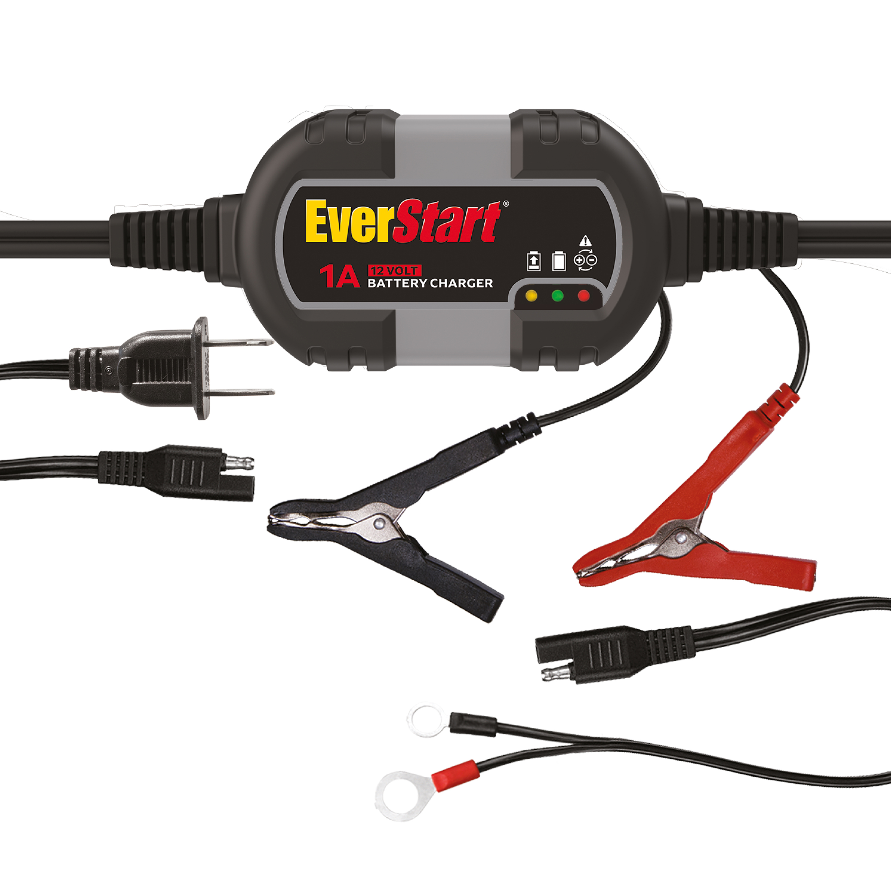 Everstart 12V Automotive/Marine Battery Charger and Maintainer (BM1E) New - image 1 of 7