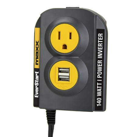 Everstart 140 Watt Automotive Inverter w/USB (PCI140E)