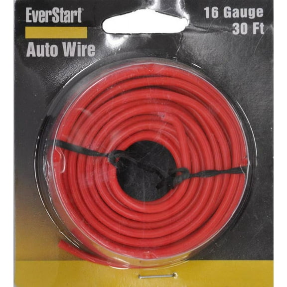 Everstart 16 Gauge 30 Foot Audio Wire