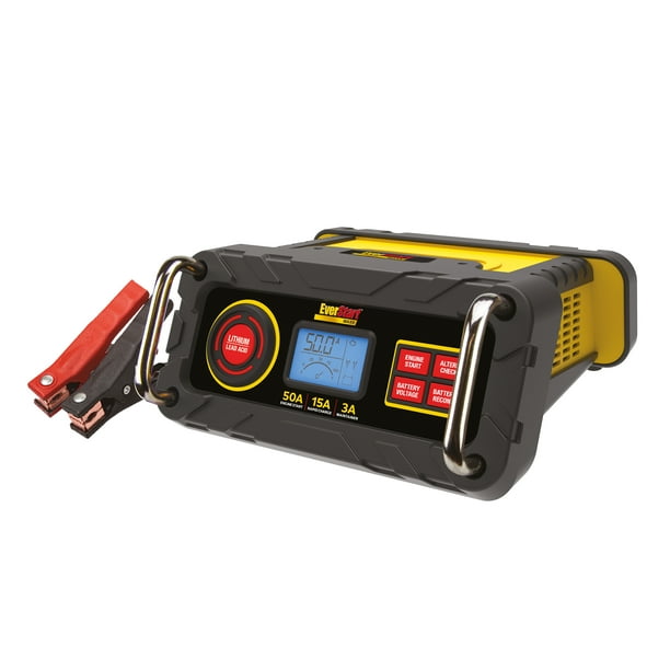 Everstart Maxx 15 Amp Automotive Battery Charger with 50 Amp Patented