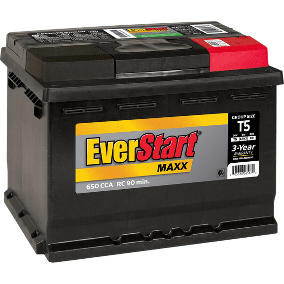 Everstart Maxx Automotive Battery with 780 Cranking Amps and 650 Cold Cranking Amps