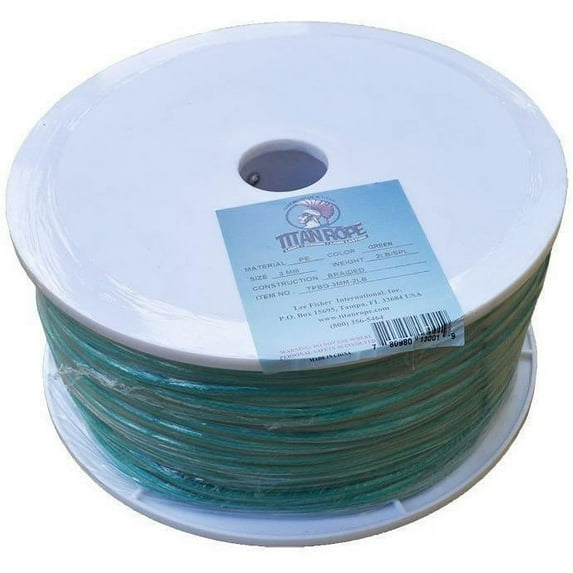 Everstrong Poly (P.E.) Braided Twine green color & orange color