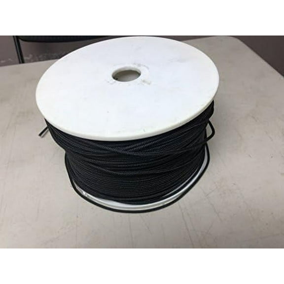 Everstrong Polyester Diamond Braided Rope 1/8"x1000 Ft, Black$$Tools & Hardware Other