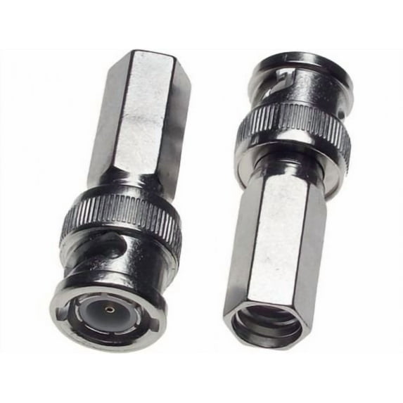 Evertech 100 Pcs Twist On BNC Male Connector for RG59 Coax Cable CCTV Security Camera Installation