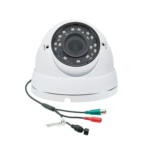 Evertech 1080P Full HD Dome Indoor Outdoor Metal Housing Security Camera 2MP 1920x1080, 98ft Night Vision, Adjustable Wide Angle Lens