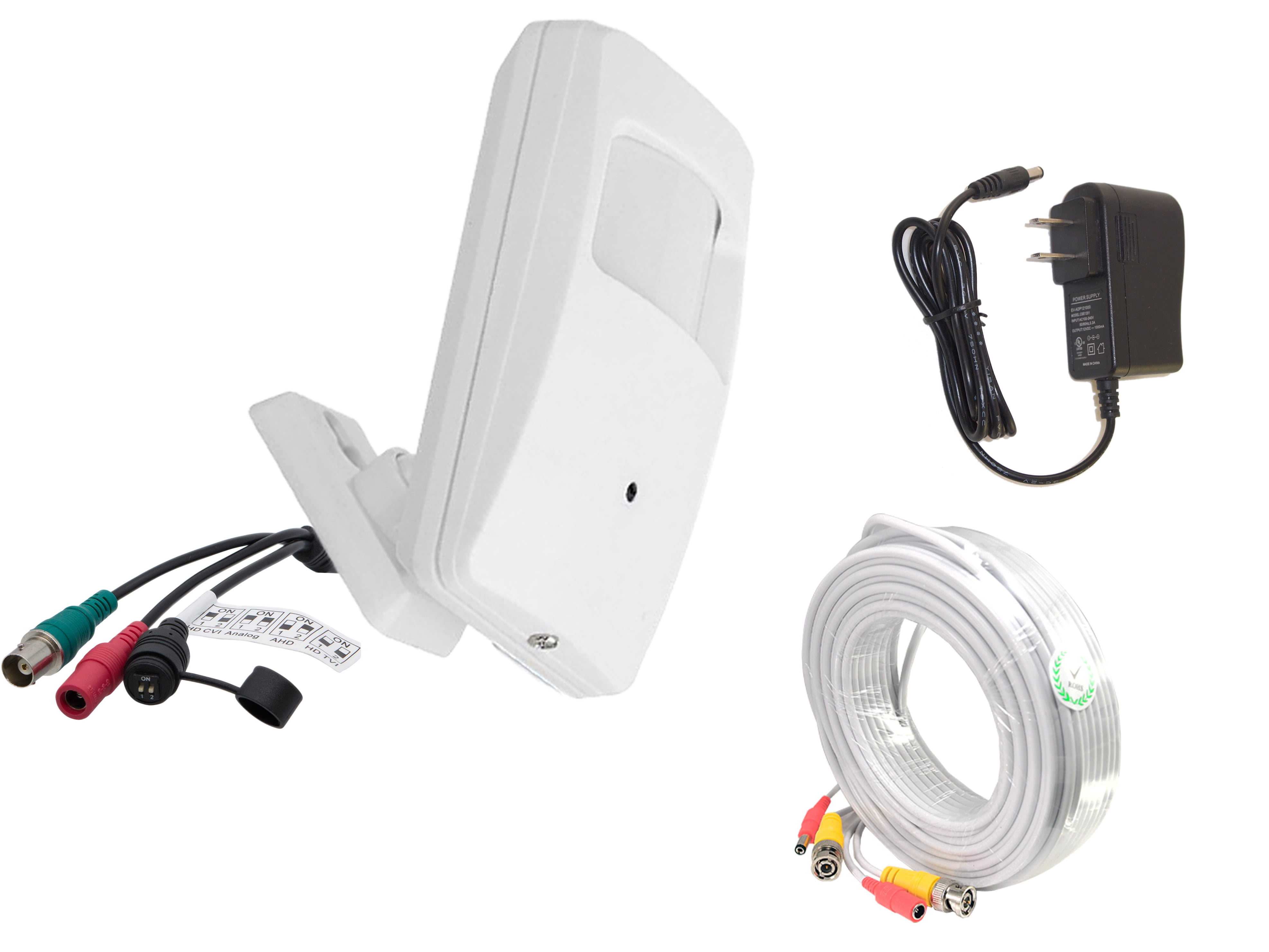 Evertech 1080p HD Night Vision Security Camera With 50ft CCTV Cable and ...