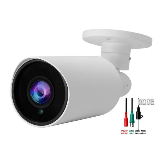 Evertech 1080p HD Security Bullet Camera Night Vision Manual Zoom Outdoor & Indoor CCTV